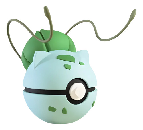 Pokebola Pokémon Bulbasaur Impresa 3d Coleccionable